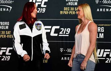 Cyborg is ready to help Holm prepare for her fight with Harrison