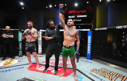 Hernandez besiegt Dolidze vorzeitig und andere Ergebnisse des UFC on ESPN 72 Turniers